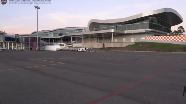 Peresmian Perluasan Bandar Udara Komodo Labuan Bajo, Kab. Manggarai Barat, 21 Juli 2022. (Tangkapan layar)