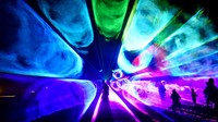 China punya perhelatan laser tiga dimensi di kawasan Hebei.