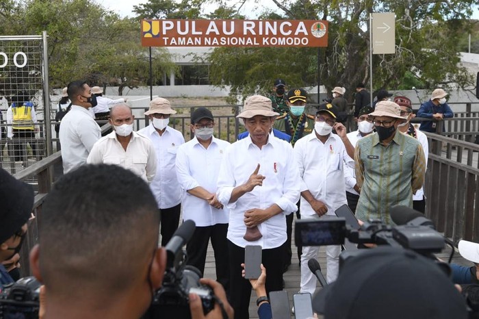 Presiden Jokowi di Pulau Rinca (Lukas - Biro Pers Sekretariat Presiden)
