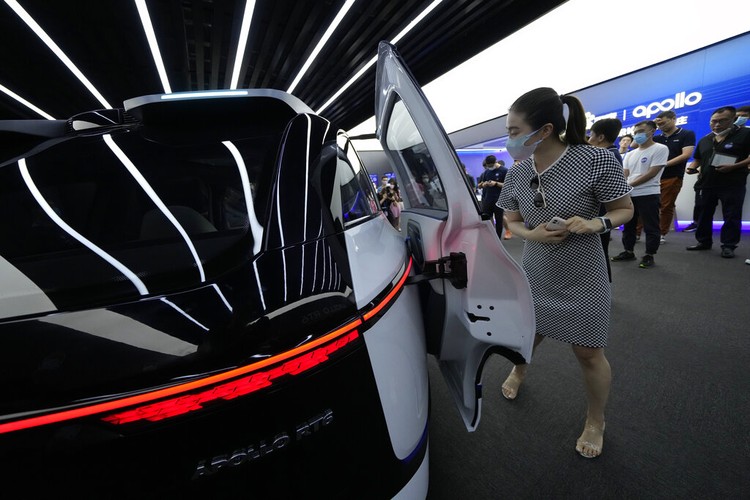 Taksi otonom baru Baidu Taksi otonom baru Baidu