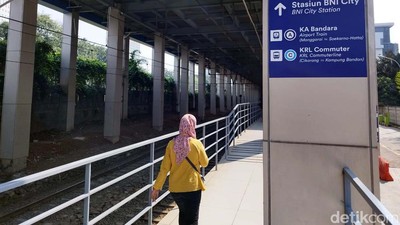 Tanda-tanda Stasiun BNI City Bakal Layani Penumpang KRL