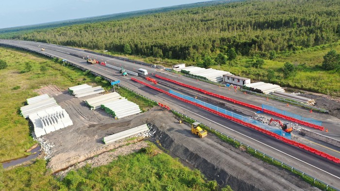 Tol Trans Sumatera Sedang Diperbaiki