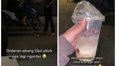 10 Momen Apes Ojol Makanan, Kena Order Fiktif hingga Pesanannya Tumpah!