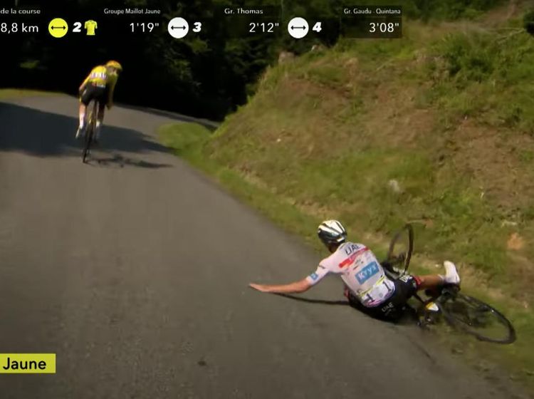 Pogacar Tersungkur, Vingegaard Raih Podium Etape 18 TDF 2022