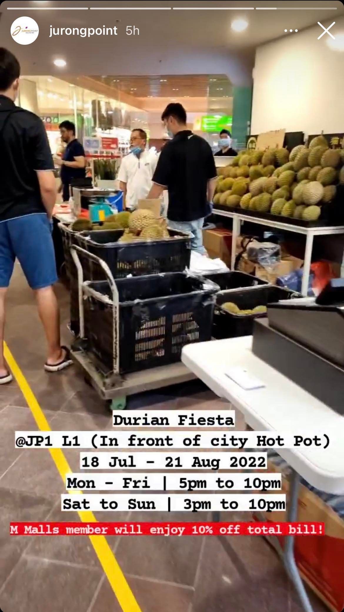AYCE Durian Rp 408 Ribu di Singapura