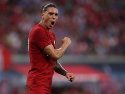 Depan: Darwin Nunez, valuasi 49,5 juta paun (Rp 894 miliar). Foto: AFP via Getty Images/RONNY HARTMANN