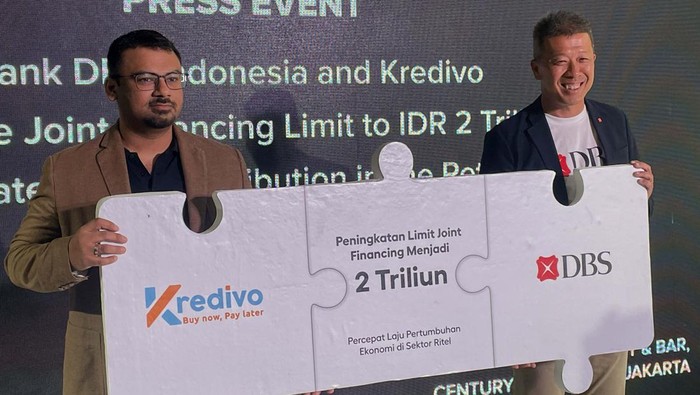 DBS Indonesia Salurkan Kredit Bank DBS Indonesia menambah limit joint financing kepada Kredivo. Kredit yang diberikan menjadi Rp 2 triliun.