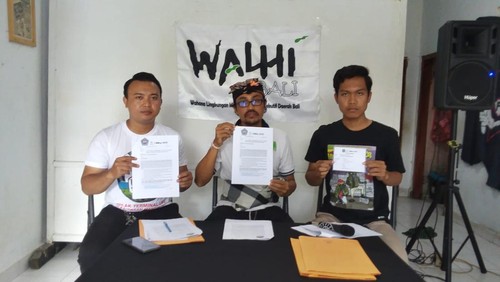 Desa Adat Intaran bersama Kekal Bali, Frontier Bali, dan Walhi Bali bersurat ke PT Dewata Energy Bersih (DEB)