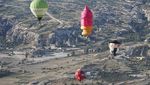 Festival Balon Udara Meriahkan Langit Cappadocia di Turki