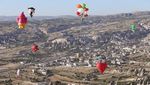 Festival Balon Udara Meriahkan Langit Cappadocia di Turki