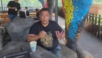 Kekompakan Hotman Paris dan aspri-asprinya tidak pernah absen dari pemandangan Atlas Beach Fest. Berdansa bersama para aspri Hotman Paris tidak lupa memesan minuman-minuman menyegarkan untuk melepas dahaga setelah lelah berdansa. Foto: Instagram/hotmanparisofficial