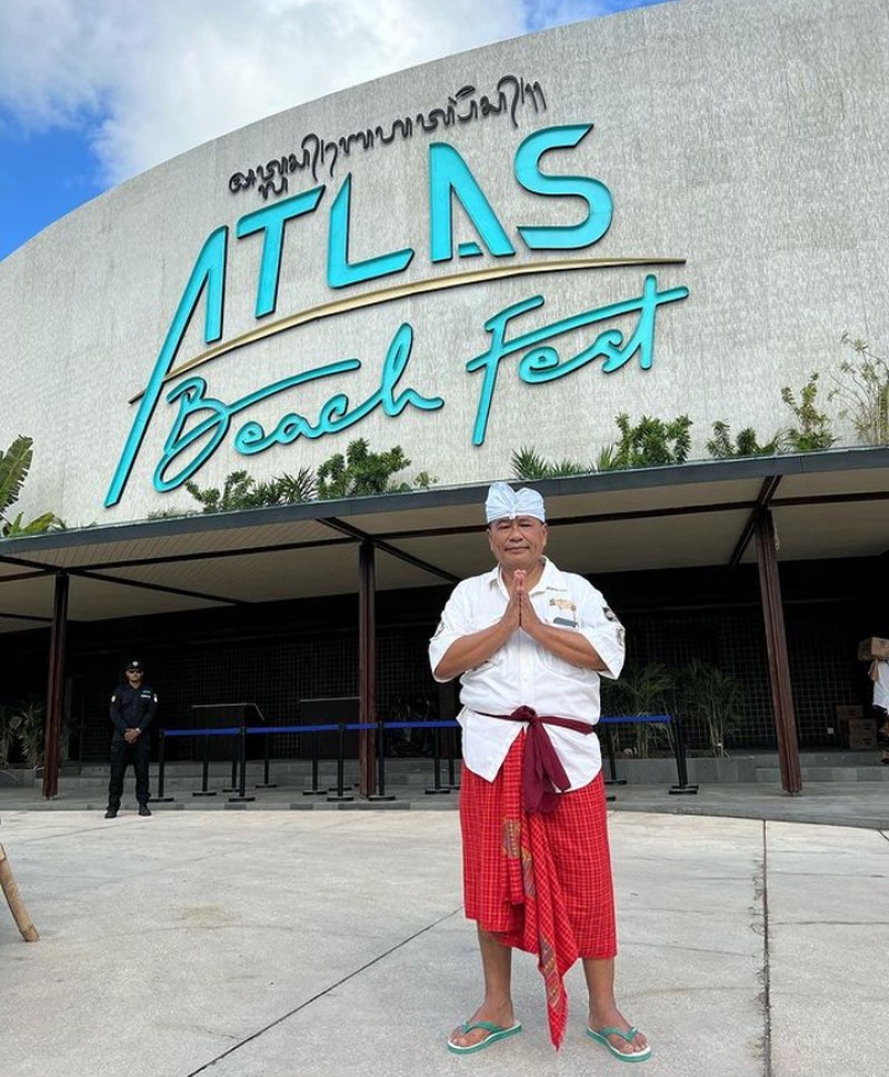 Hotman Paris di Atlas Beach Fest Momen Hotman Paris Hangout di Atlas Beach Fest Bareng Aspri