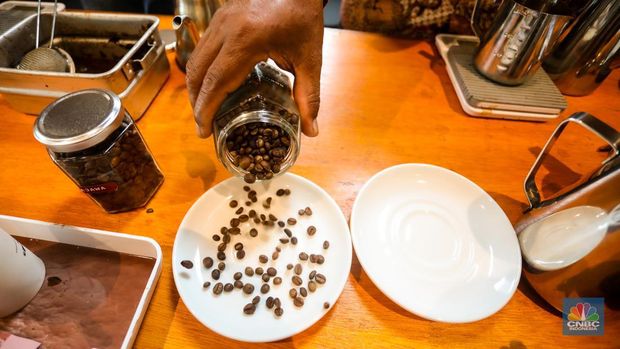 Ilustrasi Kopi Tuk (CNBC Indonesia/ Andrean Kristianto)