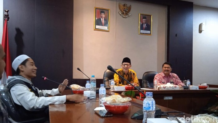 Panitia Konser Langit saat audiensi di Pemkab Jember