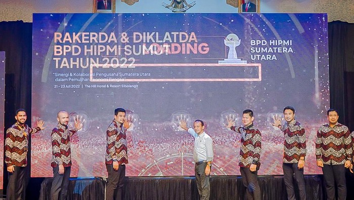 Pembukaan Rakerda HIPMI Sumut (foto: istimewa)