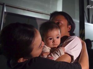 Mengandung Bawang! Rizky Febian Berkaca-kaca Cium Anak Nathalie Holscher