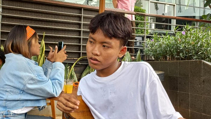 Roy, bocah asal Citayam yang viral karena nongkrong di Dukuh Atas, Sudirman, Jakpus.