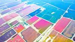 Terpukau Indahnya Danau Garam Warna-warni di China, Bak Lukisan