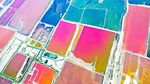 Terpukau Indahnya Danau Garam Warna-warni di China, Bak Lukisan