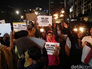 Penampakan Lautan Manusia di Citayam Fashion Week Sudirman