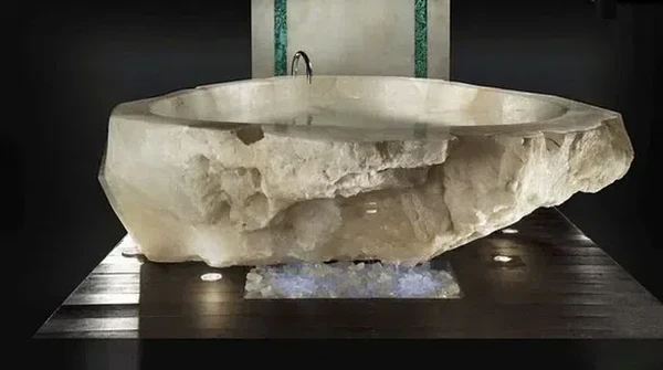 7 Foto Bathtub Termahal di Dunia, Ada yang Terbuat dari Fosil Kayu Hutan RI