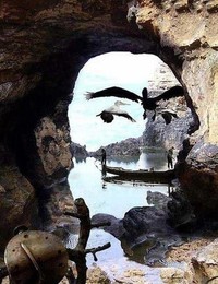 Foto ilusi optik alam
