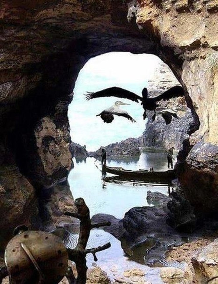 Foto ilusi optik alam