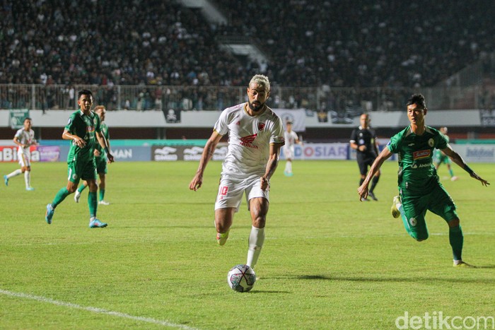 PSS Sleman menjamu PSM Makassar dalam laga perdana BRI Liga 1 di Stadion Maguwoharjo, Sleman, DIY, Sabtu (23/7/2022). PSS Sleman kalah dari PSM Makassar dengan skor akhir 1-2.