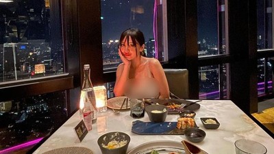 Potret Cupi Cupita Saat di Beach Club dan Makan Mewah