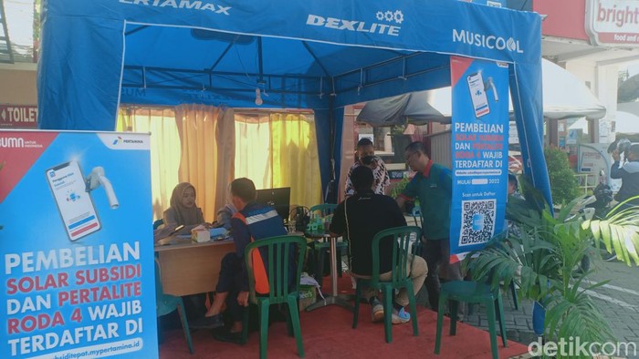 Helpdesk MyPertamina di SPBU Madiun