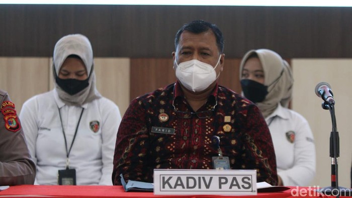 Kadivpas Kanwil Kemenkumham Lampung, Farid Junaedi.