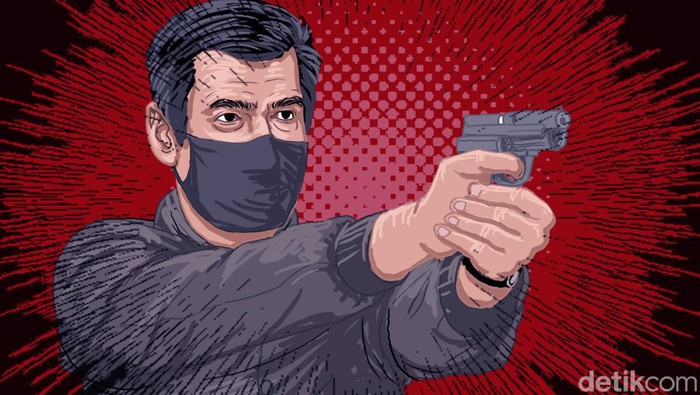 Arpani, calon kepala desa di Ogan Ilir, Sumatera Selatan tewas dibunuh pria bertopeng. Kejadian tersebut disaksikan langsung oleh ibu korban dan istri korban.
