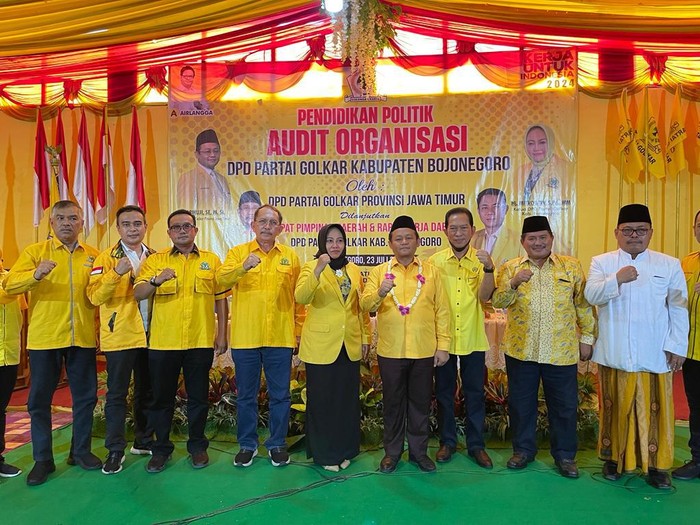 Ketua DPD Golkar Jatim Sarmuji dalam Audit Organisasi Golkar di Bojonegoro