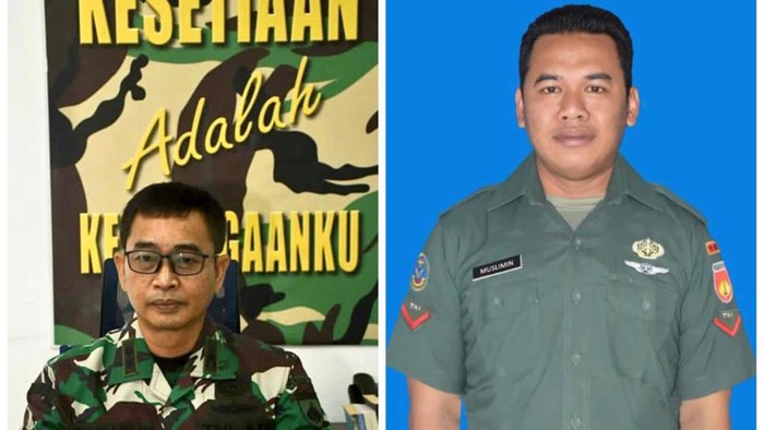 Kopda M atau Kopda Muslimin (berlatar biru).