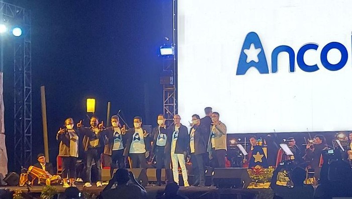 Taman Impian Jaya Ancol meluncurkan logo baru, Jumat (23/7/2022).
