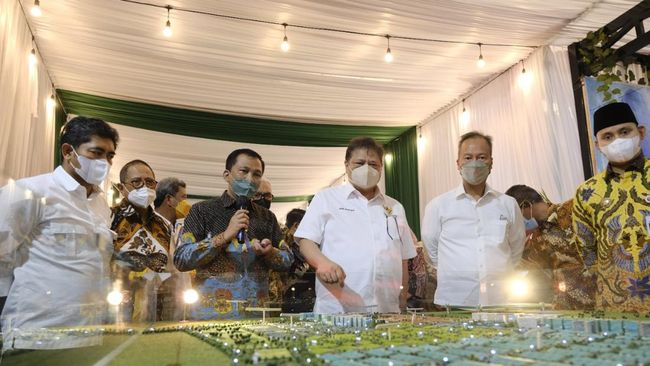 Menko Perekonomian Airlangga Hartarto cek KEK Kendal