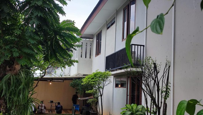 Prarekonstruksi di rumah Irjen Ferdy Sambo, Sabtu (23/7/2022).