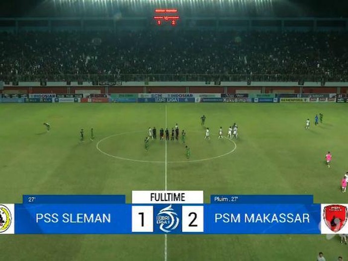 PSS Sleman Vs PSM Makassar.