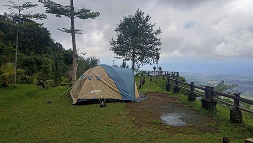 Suasana di bukit surga yang terletak di Banjar Dinas Tanah Ampo, Desa Jungutan