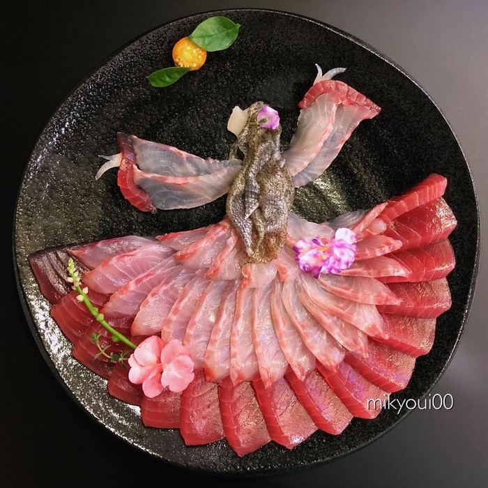 Yummy! Irisan Sashimi Ini Diubah Menjadi Lukisan Keren Artistik Yummy! Irisan Sashimi Ini Diubah Menjadi Lukisan Keren Artistik