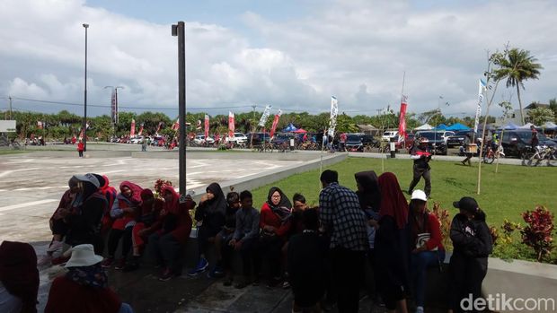 Alun-alun Paamprokan di Pangandaran.