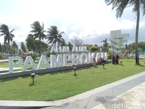 Mengisi Akhir Pekan di Alun-alun Paamprokan Pangandaran