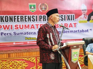 Gubernur Harap Kontribusi Media dalam Pembangunan Ekonomi Sumbar