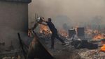 Kebakaran Hutan Hanguskan Sejumlah Rumah di Pulau Lesbos, Yunani