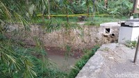 Sebelah kanan merupakan tegalan atau kebun. Tempat itu biasa digunakan para pencari rumput untuk mencari makan ternaknya. Di seberang jembatan, merupakan area persawahan yang ditanami padi dan jagung. Foto: Ria Aldila Putri/detikJateng