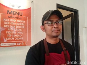 ASN Majalengka Kurang Tidur Demi Nyambi Jualan Nasi Bebek Madura