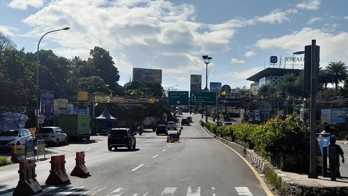 Pantauan jalur puncak Bogor pagi ini