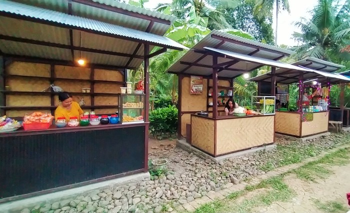 Pasar Tani Dusun Senja, di Dusun Moding Kaja, Desa Candikusuma, Kecamatan Melaya, Jembrana, Bali, Sabtu (23/7/2022)