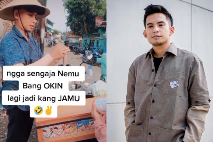 Penjual jamu viral karena mirip Niko Al Hakim.