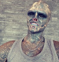Potret Black Alien yang Viral di IG, Belum Selesai Transformasi